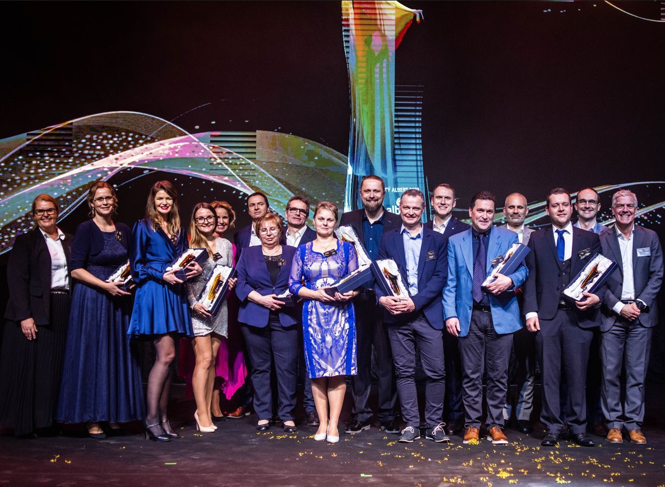 Ocenění Zlatý Albert předávaný na výroční Golden Albert Párty