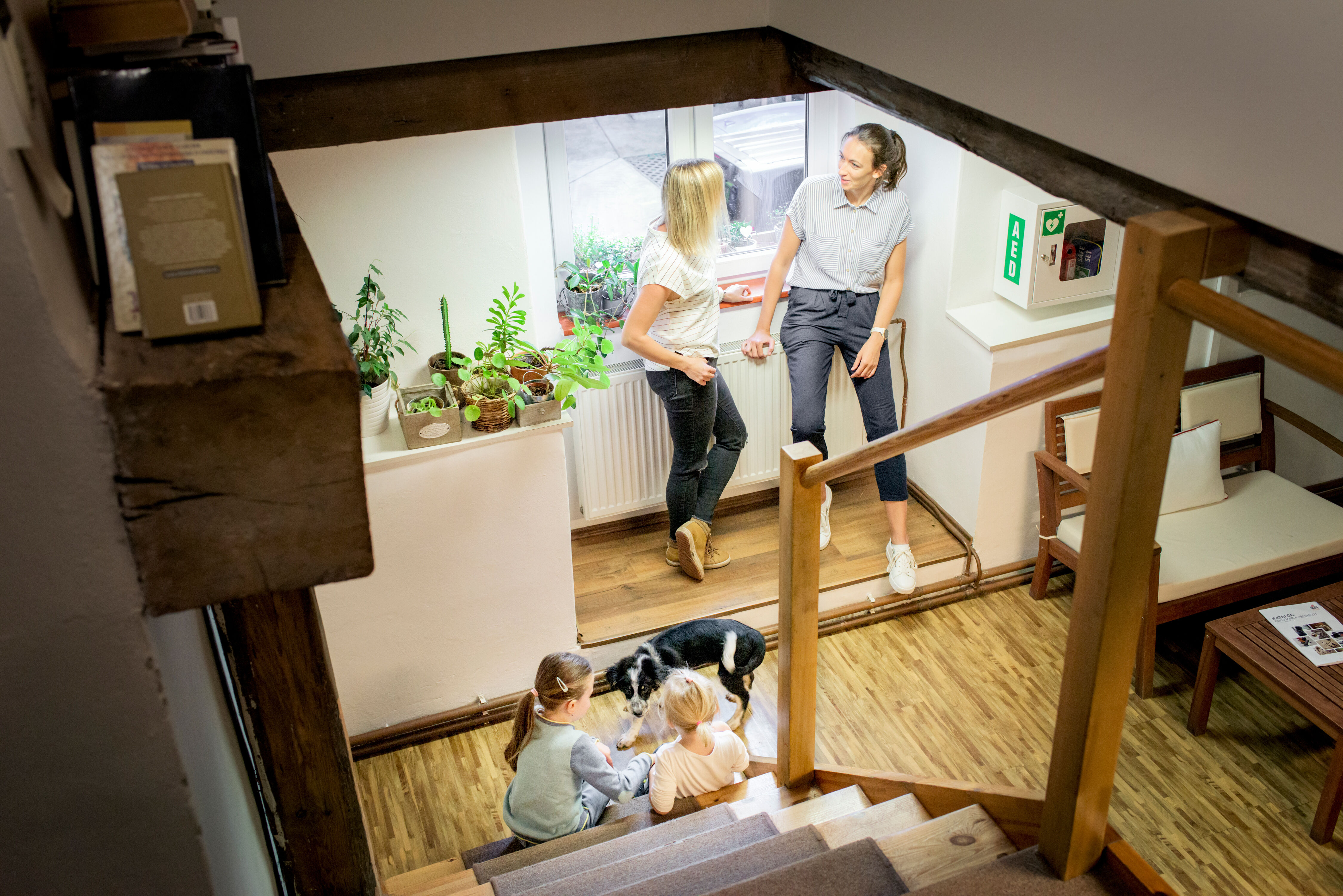 Informal atmosphere at work