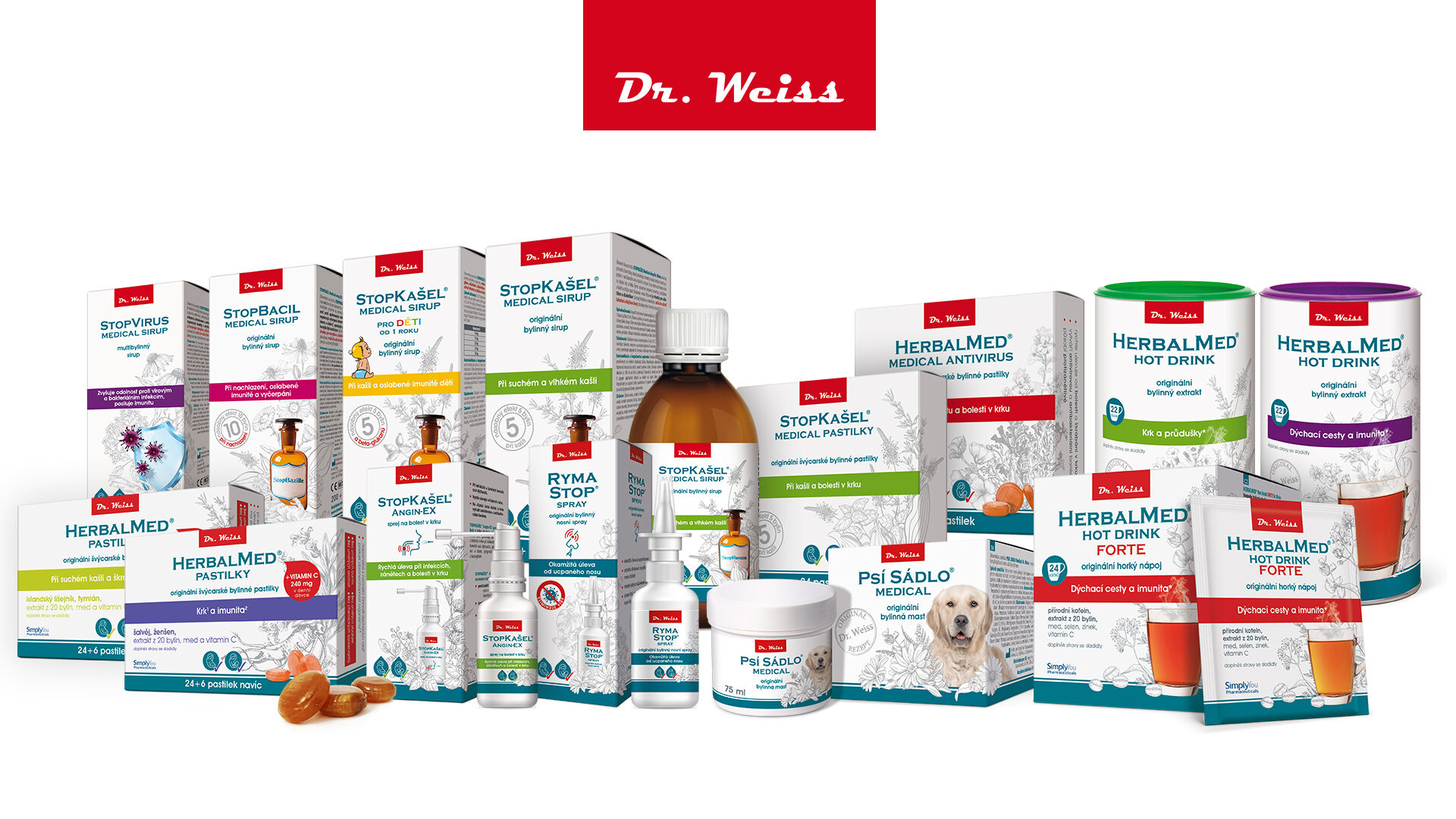 Produkty z řady Dr. Weiss