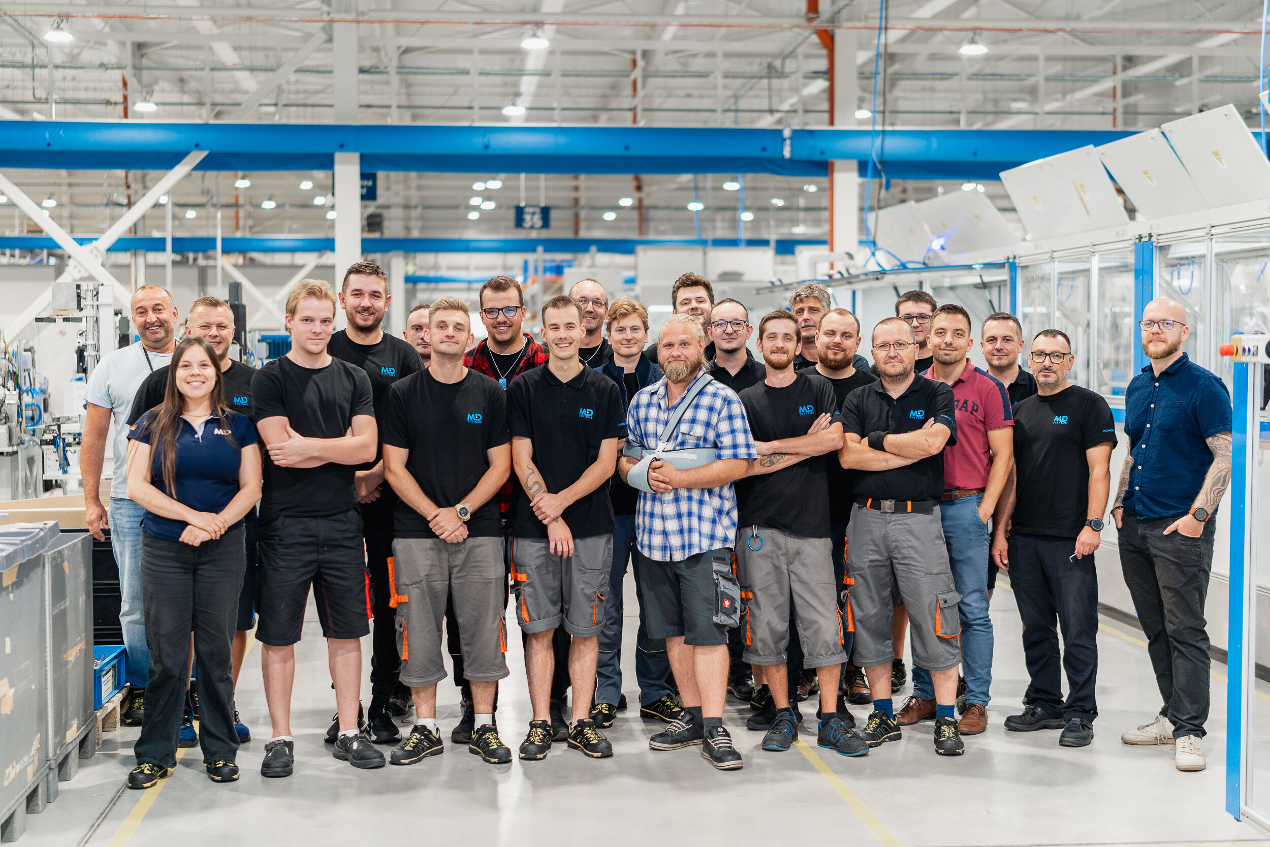 Tým techniků a programátorů v MD Systems