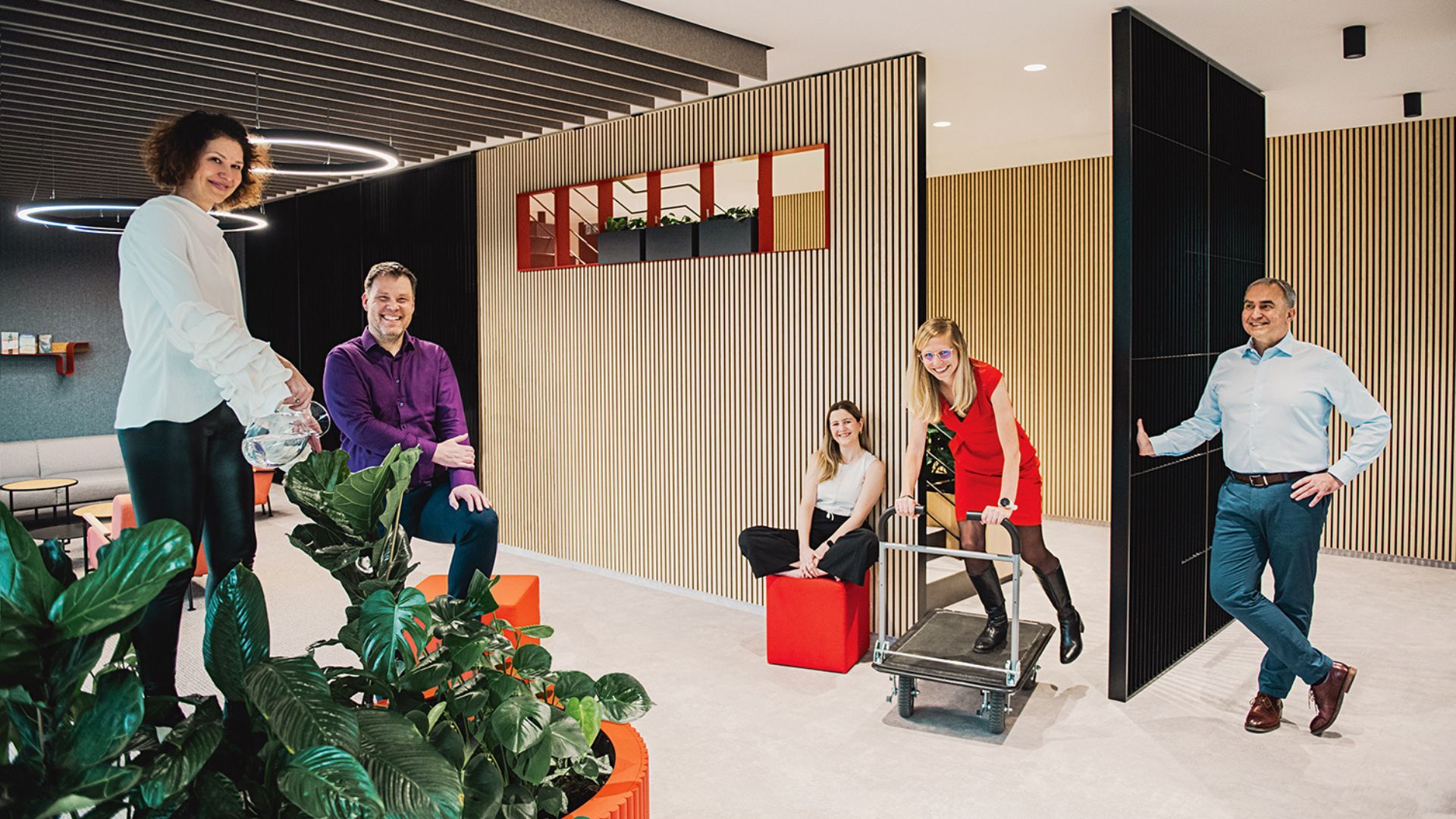 Informal atmosphere at work