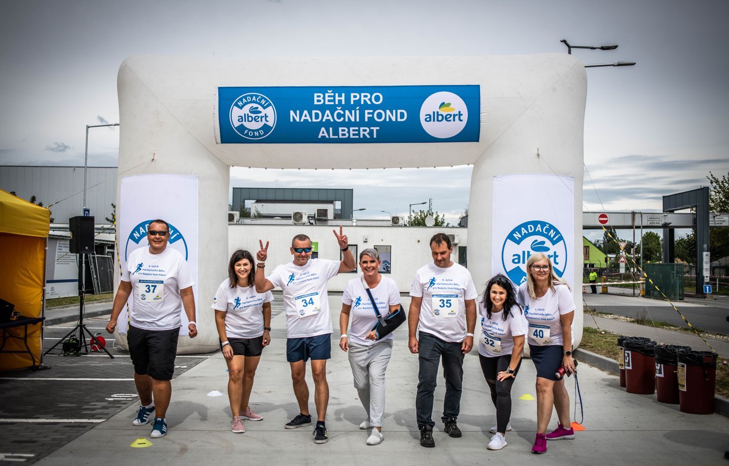 Běh pro Nadační fond - tým distribučního centra Olomouc