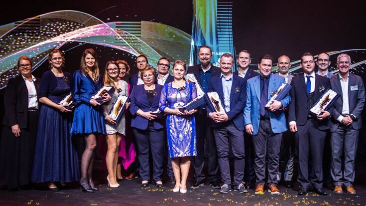 Ocenění Zlatý Albert předávaný na výroční Golden Albert Párty