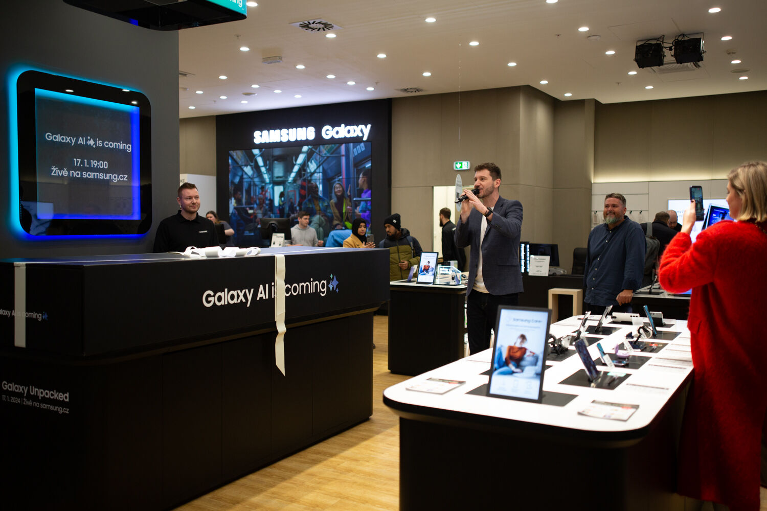 Představení Galaxy AI - prodejna Samsung Westfield Chodov
