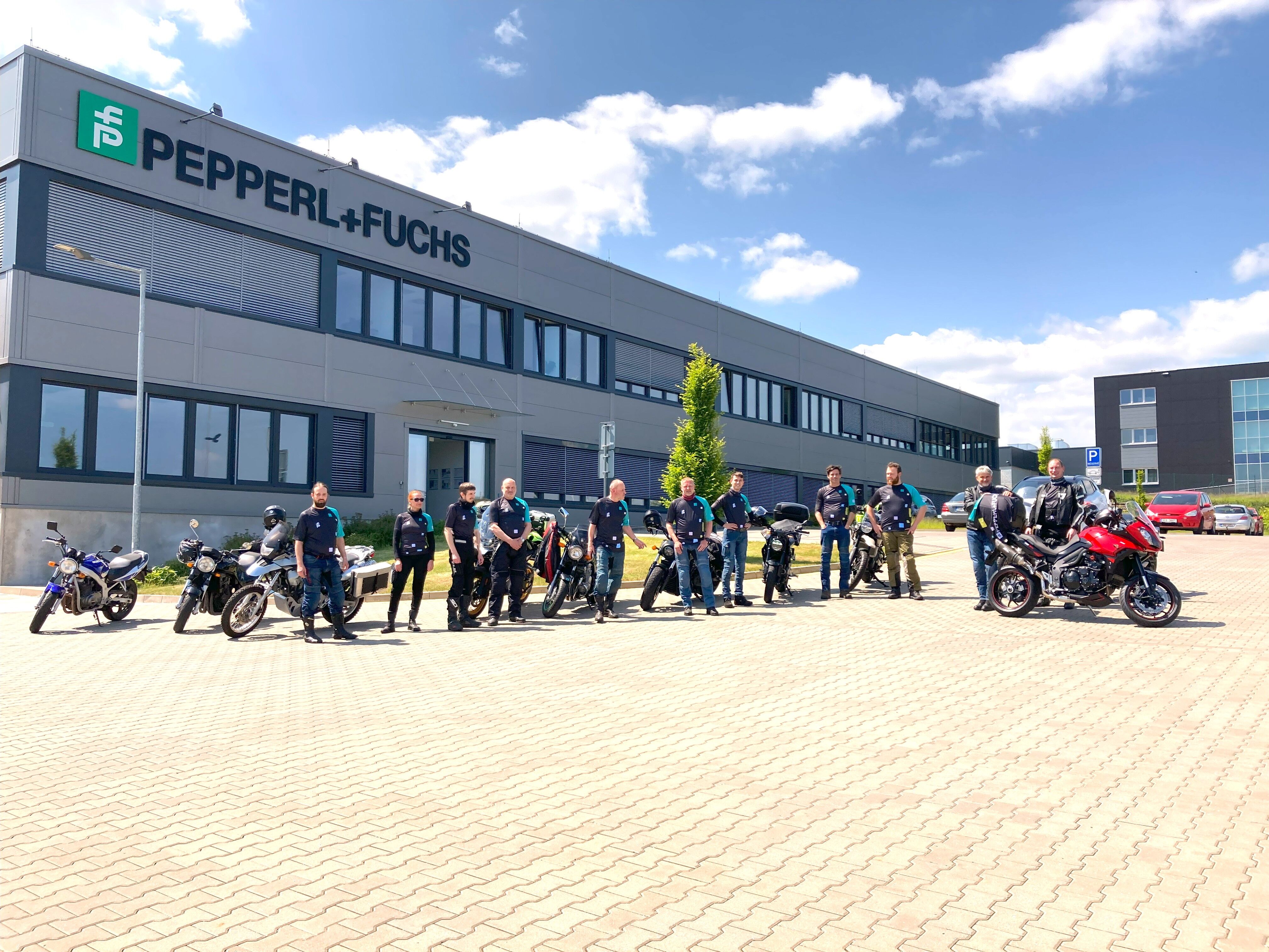 Společná vyjížďka na motorkách