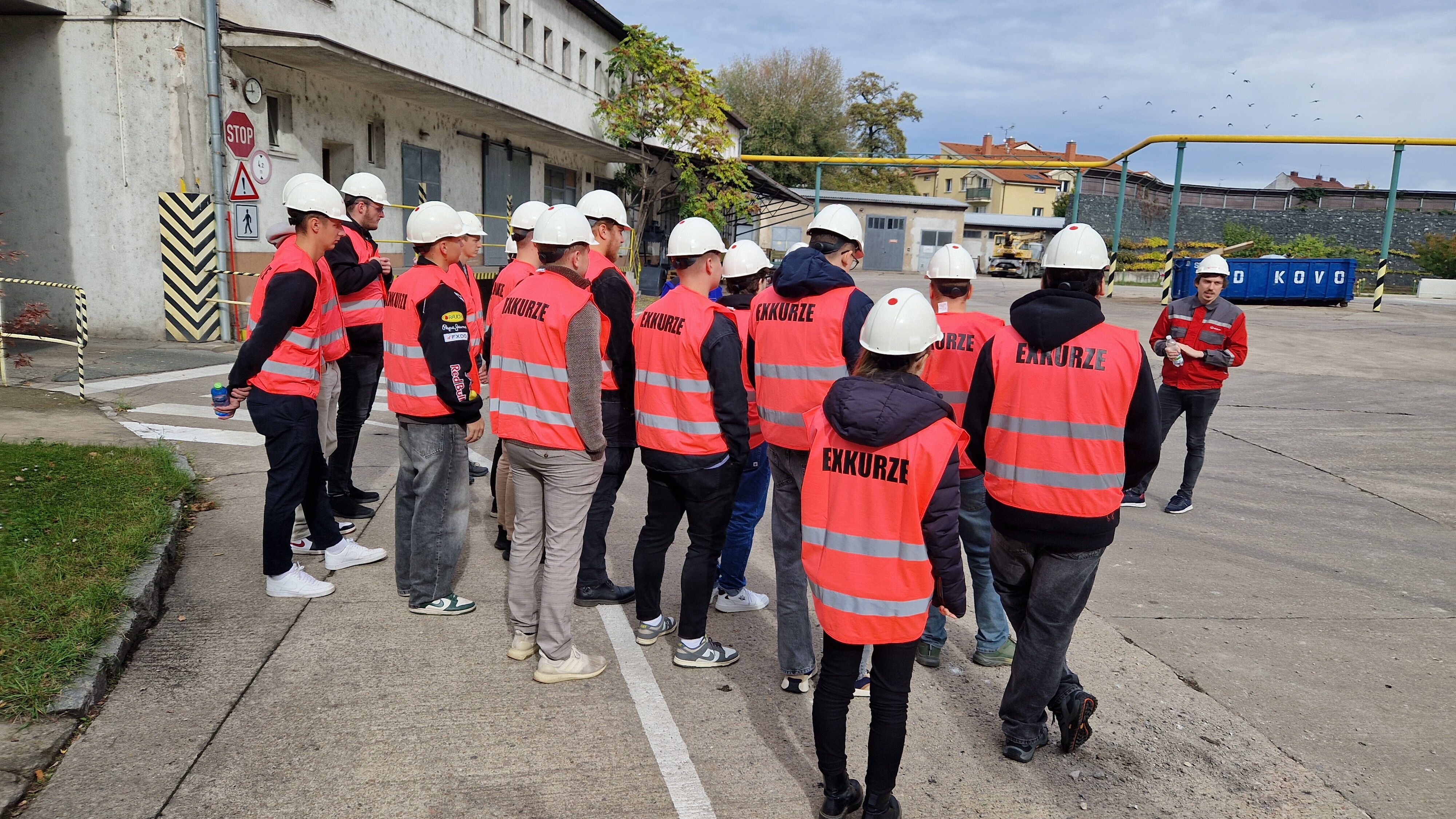 Studenti vysoké školy na exkurzi v našem provozu