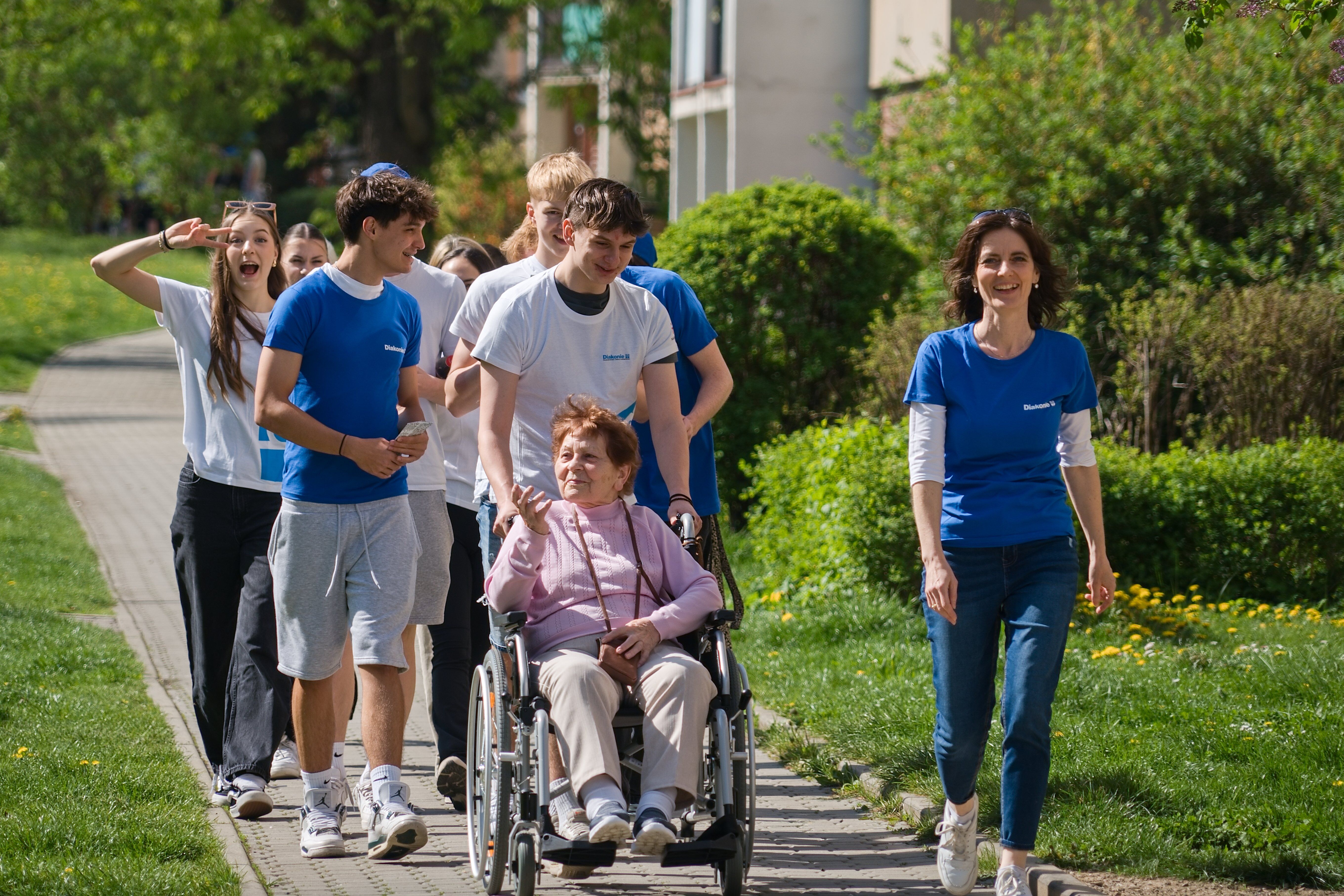 Společenství - V Diakonii jsou zastoupeny všechny věkové kategorie